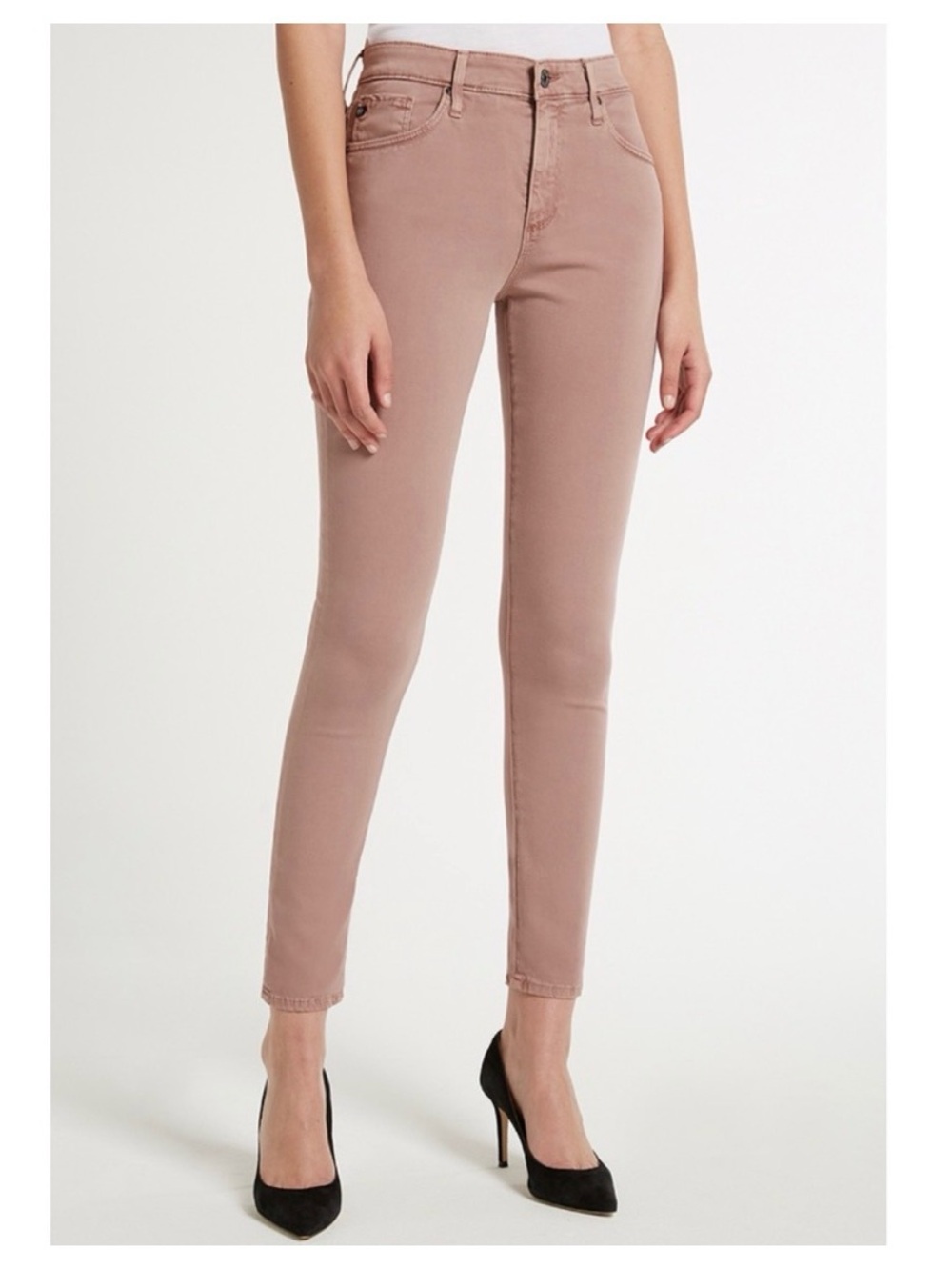 AG Skinny Jeans in Dusty Mauve